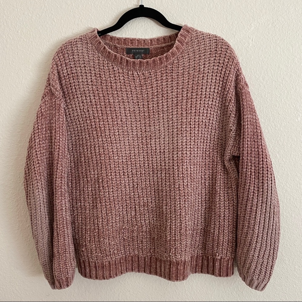 velvet mauve knit sweater